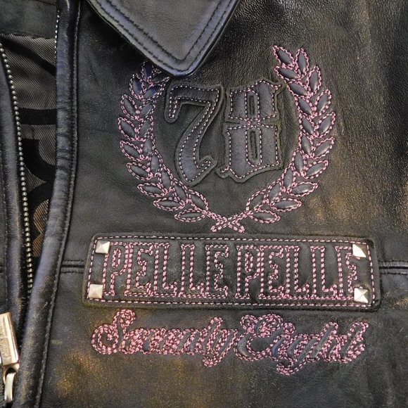 PellePelle Leather Jacket 16 CL3680 0920 - Picture 7 of 16